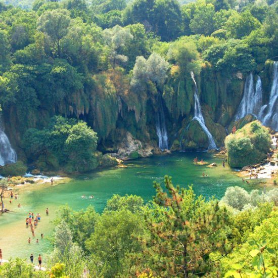 kravica waterfalls, bosnia and hercegovina