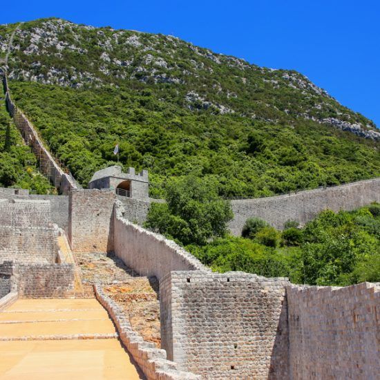 Defensive walls of Ston town